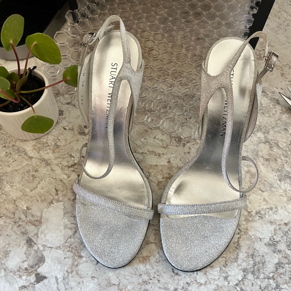 Womens Stuart weitzman sparkly heel